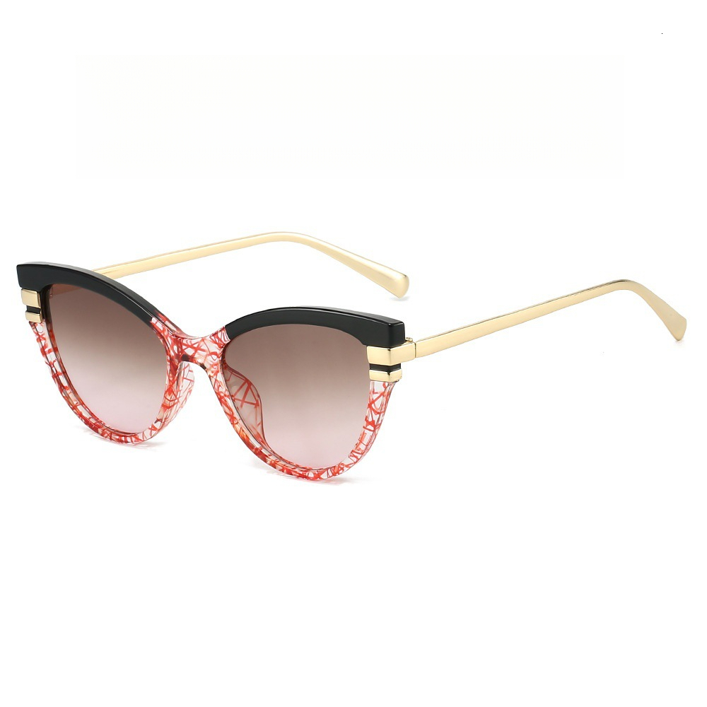 2026 New Designer Sunglasses Luxury Retro Fashion Women Cat Eye Sunglasses Outdoor Cycling Travel Vacation Sunscreen Glasses Trendy Brand Accessories