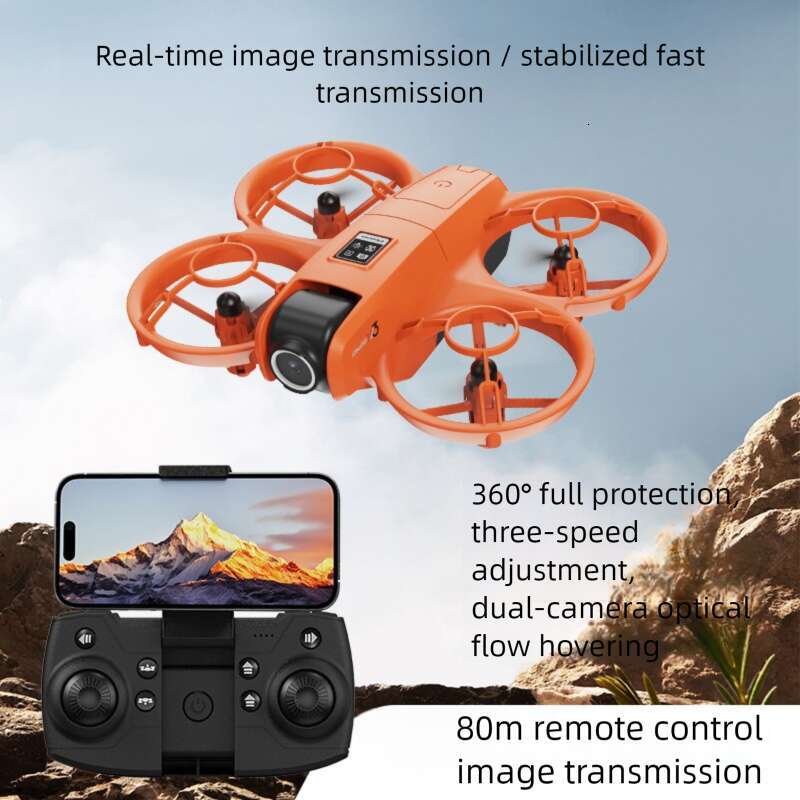 Famous Brand YL Mini Quadcopter With Screen Aerial Photography HD Dual Camera Drone Optical Flow Positioning Remote Control Aircraft Toy CKS