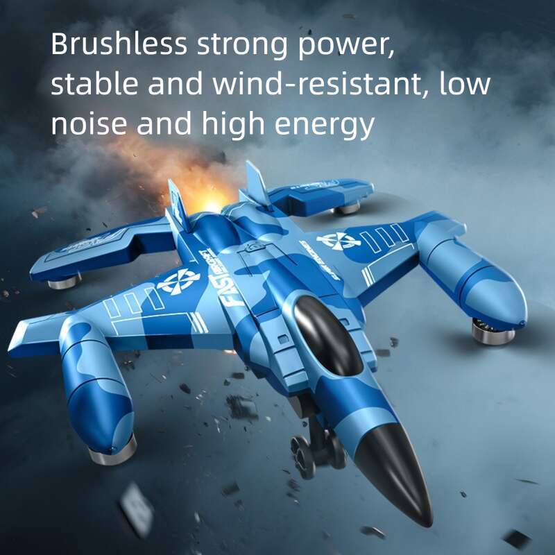 Famous Brand A Brushless Aerial Photography Drone Elementary School Children S Toy Remote Control Airplane Boy Model Fighter Aircraft CKS