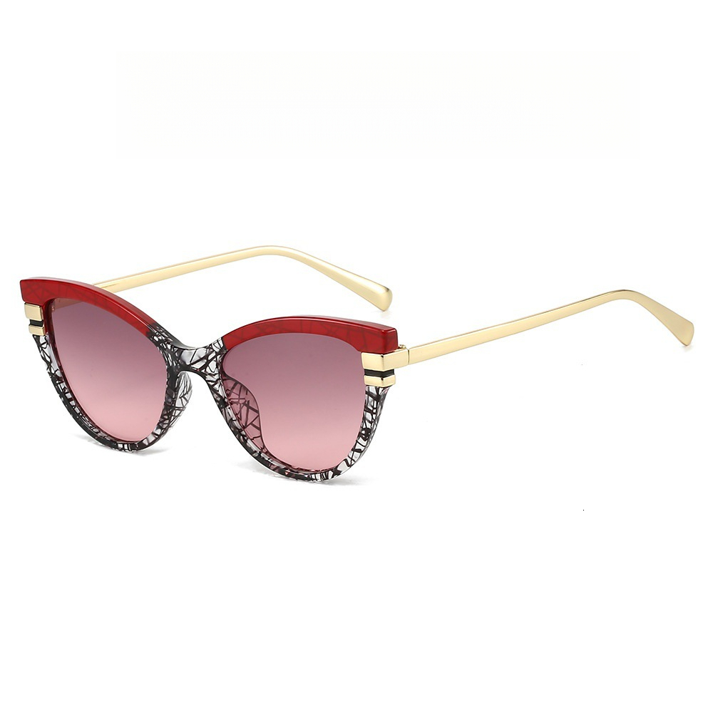 2026 New Designer Sunglasses Luxury Retro Fashion Women Cat Eye Sunglasses Outdoor Cycling Travel Vacation Sunscreen Glasses Trendy Brand Accessories