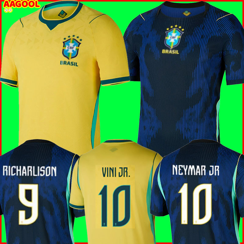 Brazil Soccer Jersey 2026 world cup brasil Football Shirt 26 27 RICHARLISON VINI NEYMAR JR MARQUINHOS RAPHINHA Men kids kit uniforms casima player ver