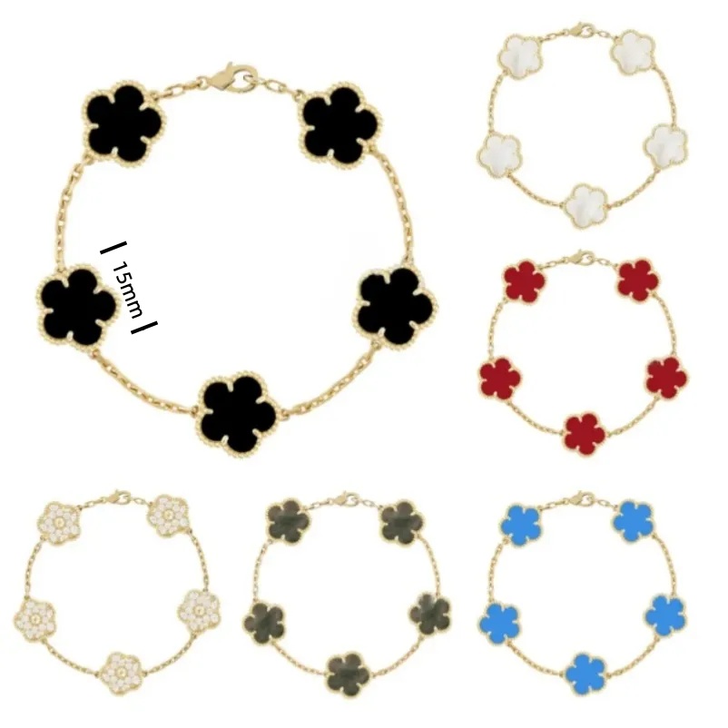 Bracelet Designer Bracelet Four-Leaf Clover Gilt 18K Chain High-Quality Jewelry Bracelet Couple Gift Men and Women Wedding Bracelet Luxurious Bracelet with box