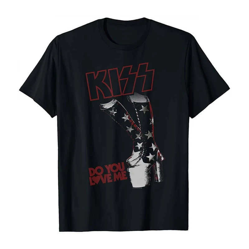 KISS Bands rock print T-shirt for Summer and autumn 2025 loose and trendy mens and womens sportswear tops H260506 - view 3
