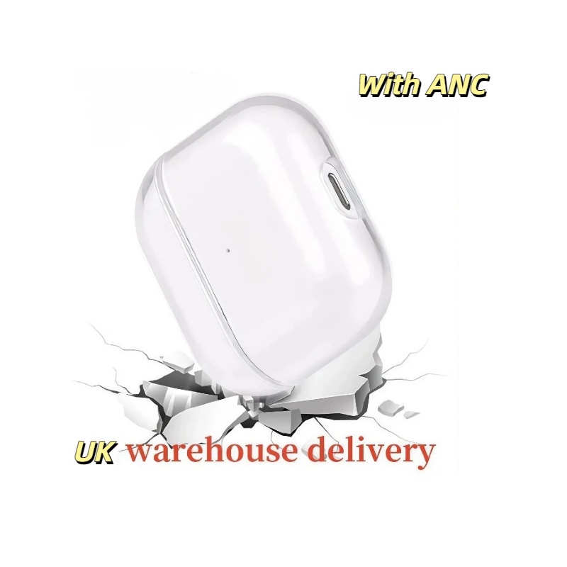 Minimalist Cute White Silicone Case for Pro 3 4 Gen TWS Earbuds, Full Anti-Fall Protection, ANC HiFi Stereo, Wireless Charging Earphone Accessories, UK Stock