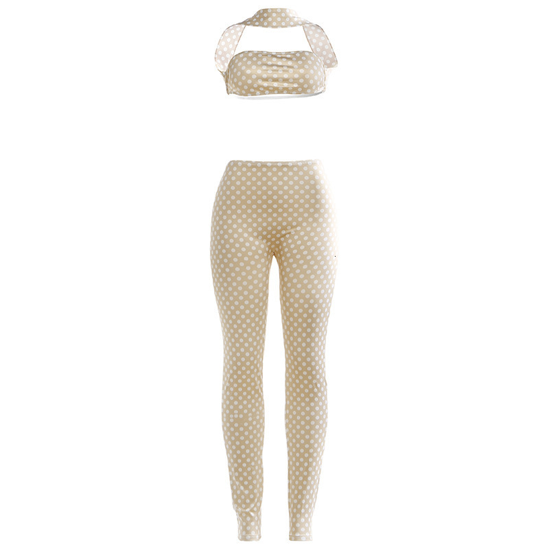2026 AutumnWinter Fashion Sexy Girl Sleeveless Creative Tube Top Tight Backless Pants Set 260318