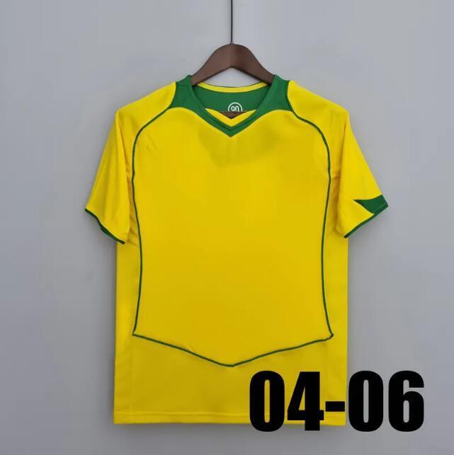 1970 1978 1998 retro Brasil PELE soccer jerseys 2002 Carlos Romario Ronaldo Ronaldinho shirts 2004 1994 BraziLS 2006 RIVALDO ADRIANO KAKA 1988 2000 20