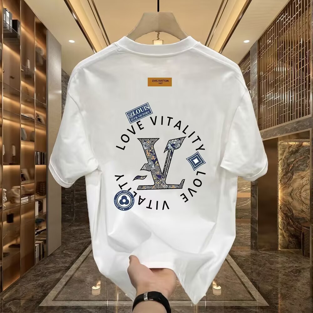 T Shirts For Men Designer White Tee Shirt Homme Breathable Oversized Polo Shirt Graphic Tee Golf Vintage Essential Clothes
