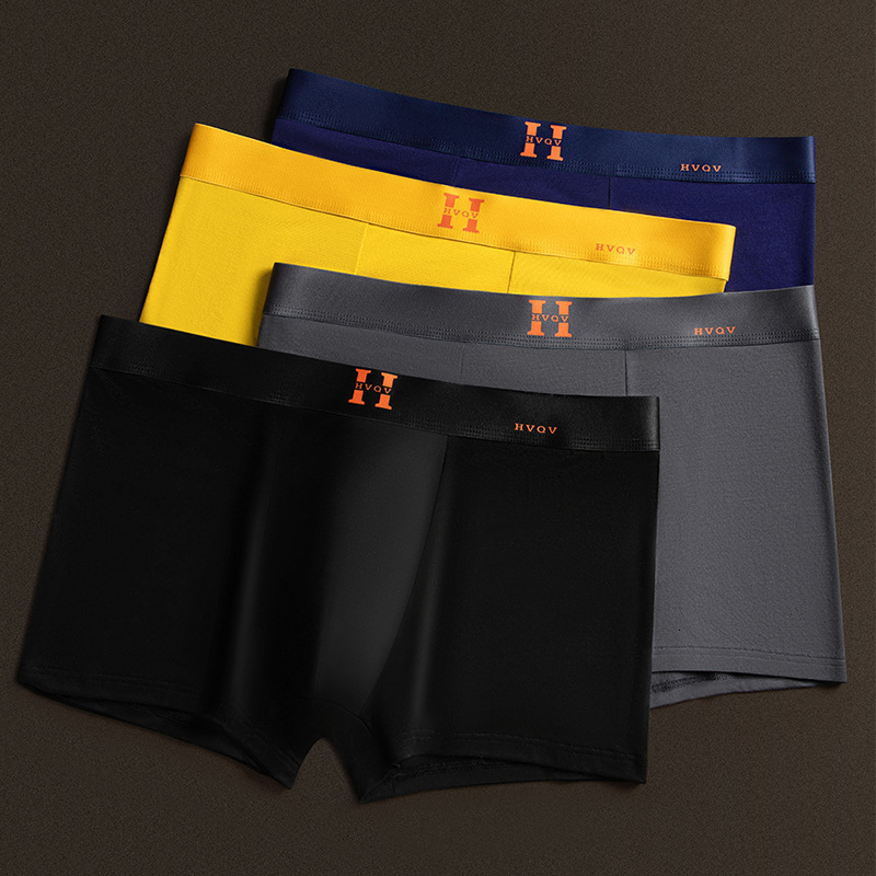 Comfortable Elastic Daily Wear Plus Size Designer Magnetic Mens Underwear Modal Ultra Thin Breathable Tech Temperature Sensing Square Boxer Briefs