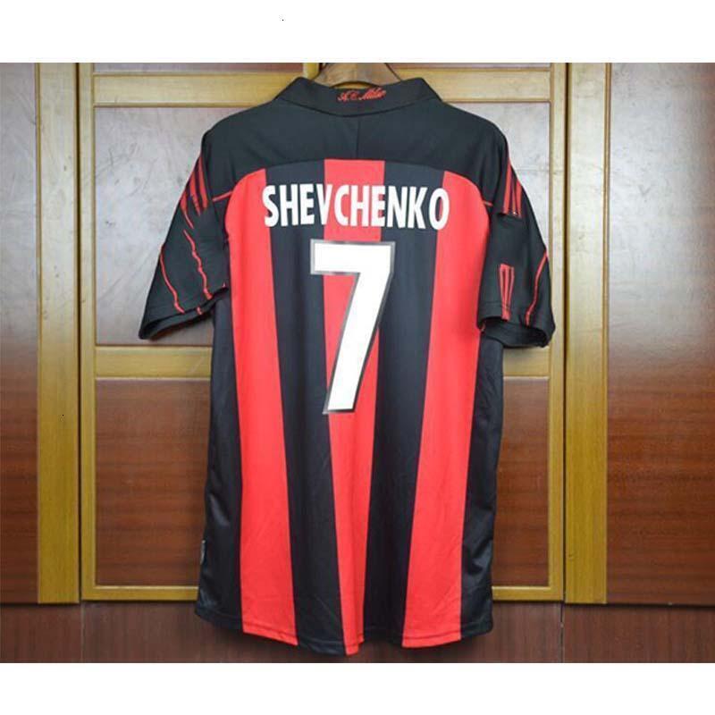 Retro AC Soccer Jersey 1990 2000 2006 2007 2009 2010 2012 2014 football shirt Gullit 1988 96 97 Van Basten KAKA Inzaghi RONALDINHO Vintage Classics je