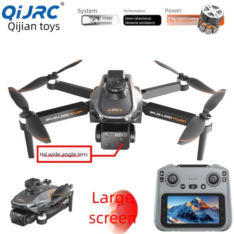 Famous Brand A PROMAX HD Large Screen GPS Aerial Drone Omnidirectional Obstacle Avoidance Quadcopter Remote Control Aircraft CKS