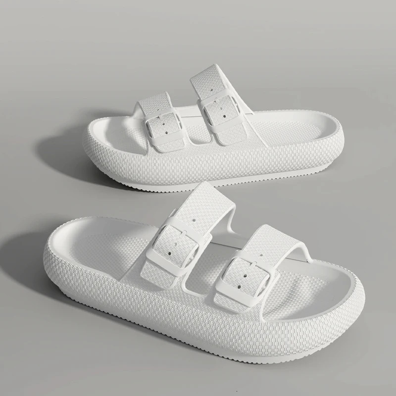 Mens Outdoor Fashion Thick Sole Sandals - Non-Slip Shower Slippers for Bathroom Lightweight Comfortable House Slipper 260625 - view 4