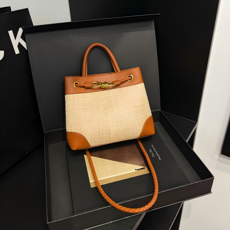 2026 Summer New Fashion Trend Designer Woven Bag Large Capacity Vacation Beach Handbag for Women