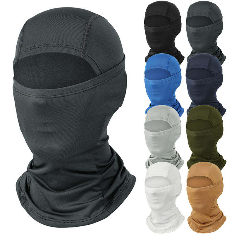 Customized personalized hood ski mask breathable waterproof adjustable outdoor sports travel riding face protection high quality mask manufacturer