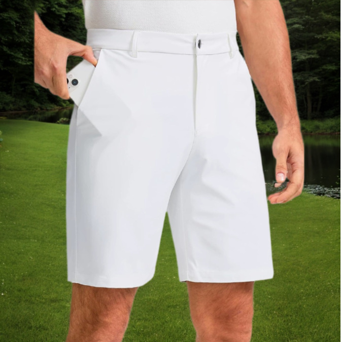 Men's Pocket Cargo Shorts Loose Fit Workwear Outdoor Casual Hiking Golf Fitness Quick Dry Shorts Cotton Multi Pocket Shorts