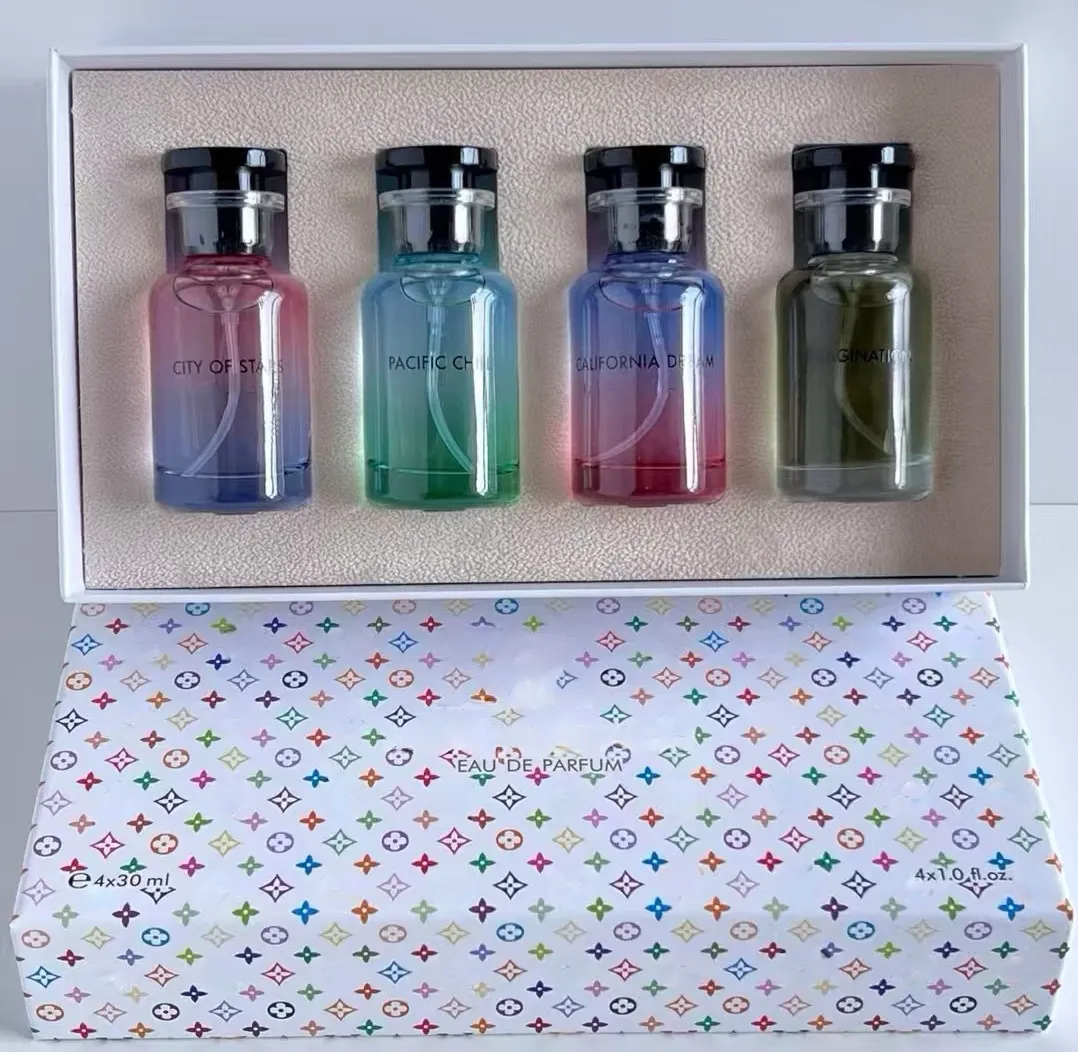 Incense Fragrance 4*30ml Perfume Set Imagination City of Stars Heures D'absence LE JOUR SE LEVE perfume Kit French Brand Good Edition Long lasting Cologne