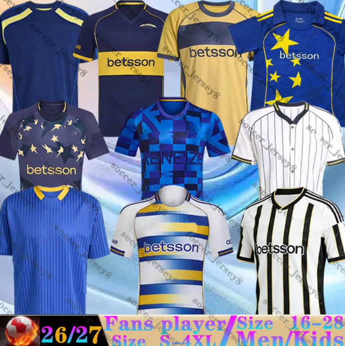 2026 2027 Boca Juniors soccer Jerseys MARADONA ROMERO CAVANI PAREDES Fans Player version Men Kids Kit uniform BENEDETTO LUCAS JANSON MEDINA 25 26 27 football T-shirt