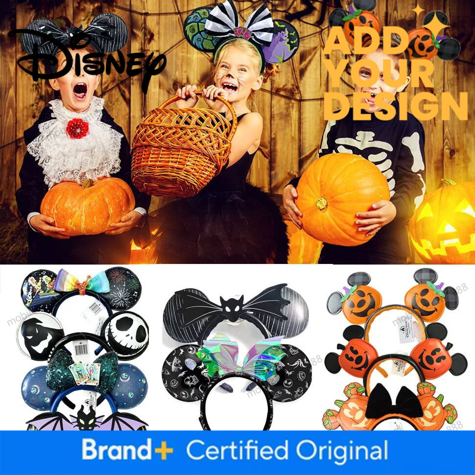 Designer Disney Disney Minnie Mickey Ears Headband Holiday Party Sequins Headdress Bows EARS COSTUME Headband Cosplay Plush Adult/Kids Gift Luxury - view 7