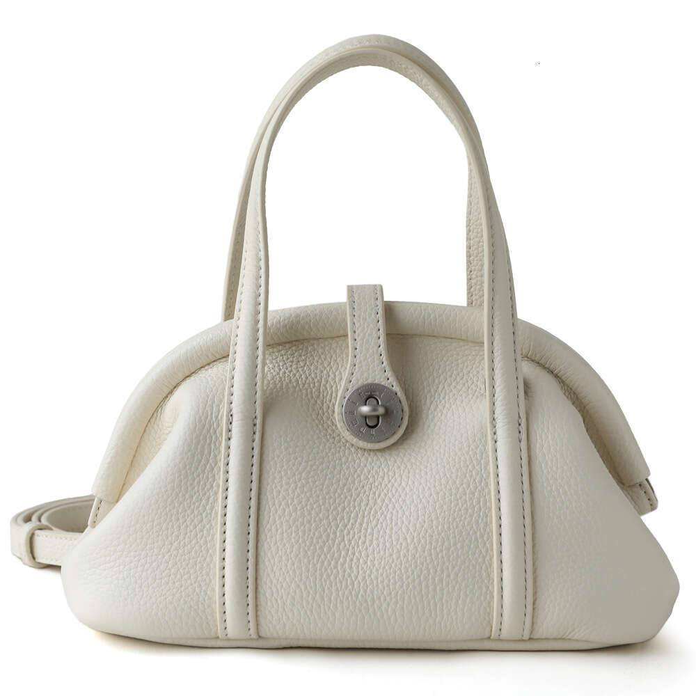 Bag A High End Feel Niche Commuter Women S First Layer Cowhide Shell Crossbody Shoulder Handbag With Clip SENYY