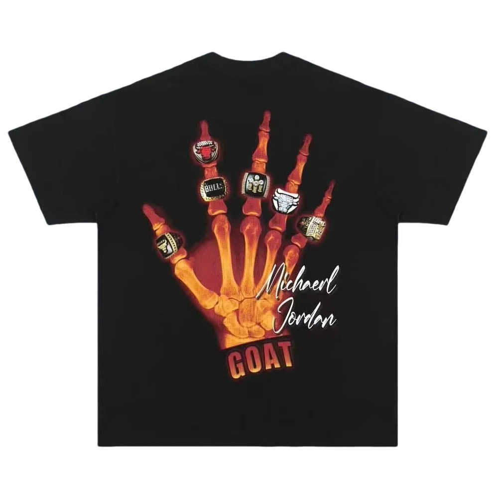 Michael Basketball Tshirt Unisex Iconic Print Streetwear Oversized Fan Shirt Daily Style Soft Fabric Trendy Daily Apparel H260506 - view 4