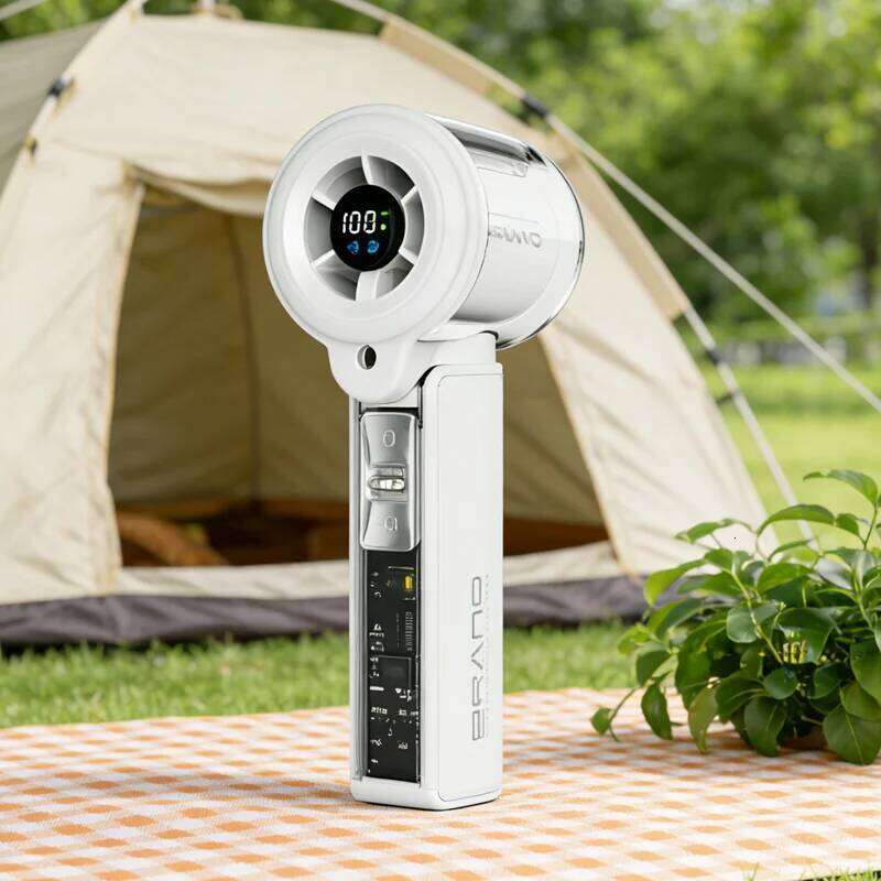 100-Gear Cool Water Replenishing Spray Fan LED Display Screen with AI Intelligent Timing for Outdoor Office Home Low Noise Fans