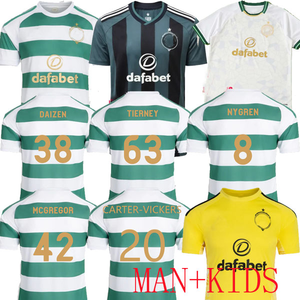 celticfc jersey 26 27 soccer jerseys 60th Anniversary JOTA AJETI 25 2026 Men Kids MCGREGOR football shirts special Origins MATCH THIRD home away CHAMBERLAIN