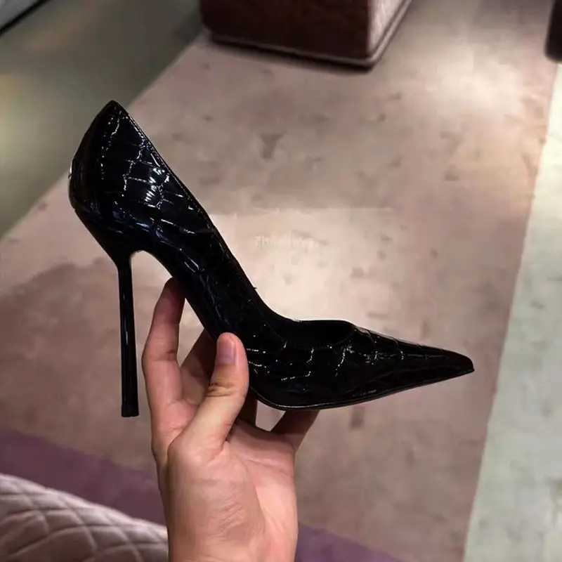 Show high stiletto high heels design sense pointed temperament versatile Spice high heels single shoes H260506