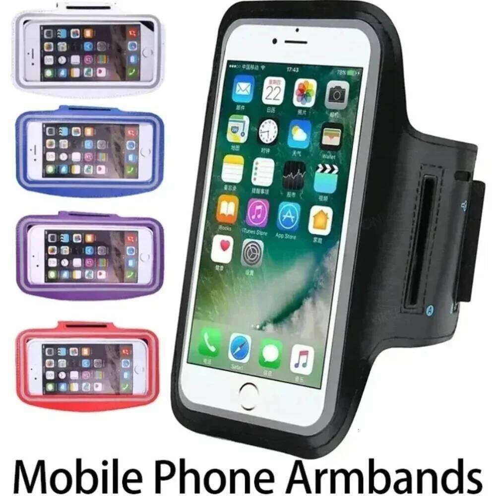 Sports Phone Armband Gym Running, Outdoor Sweatproof Arm Band Holder, Universal Case for iPhone Samsung Mobile Phones 7 inch