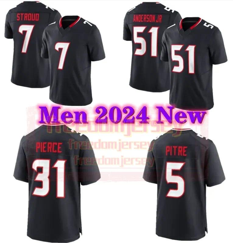 CJ Stroud 51 Will Anderson Jr Football Jersey Tank Dell Derek Stingley Jr Collins Jerseys