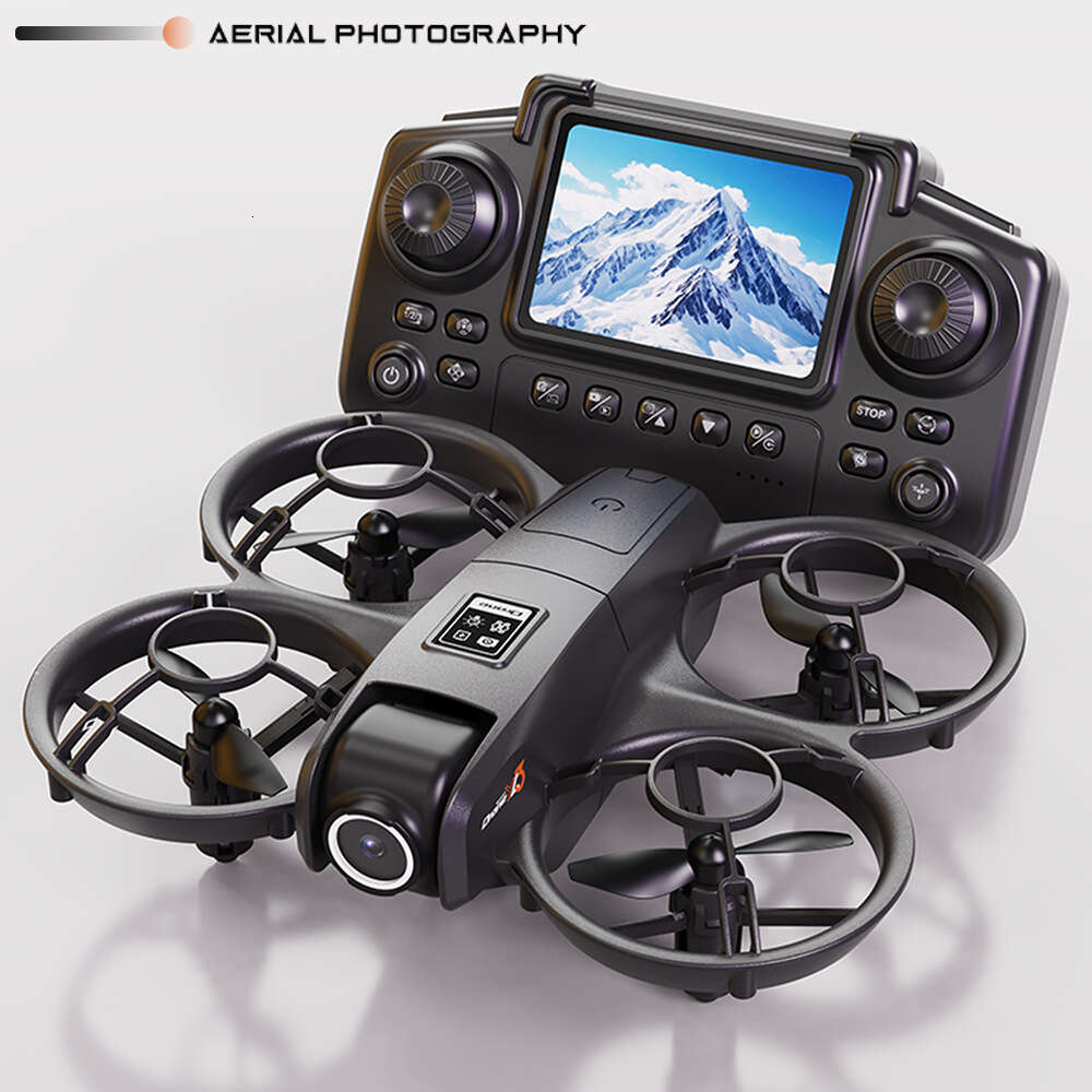 Famous Brand YL Mini Quadcopter With Screen Aerial Photography HD Dual Camera Drone Optical Flow Positioning Remote Control Aircraft Toy CKS