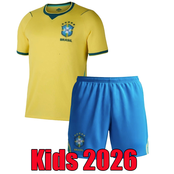Brazil Soccer Jersey 2026 world cup brasil Football Shirt 26 27 RICHARLISON VINI NEYMAR JR MARQUINHOS RAPHINHA Men kids kit uniforms casima player ver