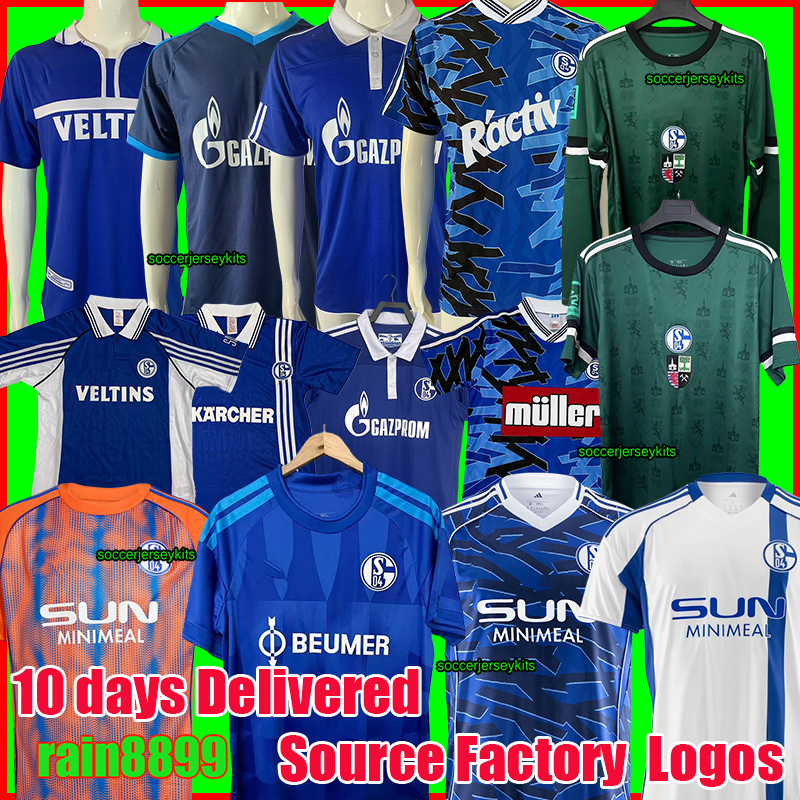 FC Schalke 04 soccer jersey 2026 2027 football shirts Schalke jersey 2010 2011 FC Schalke 04 retro 10 11 Schalke vintage football shirts Schalke retro