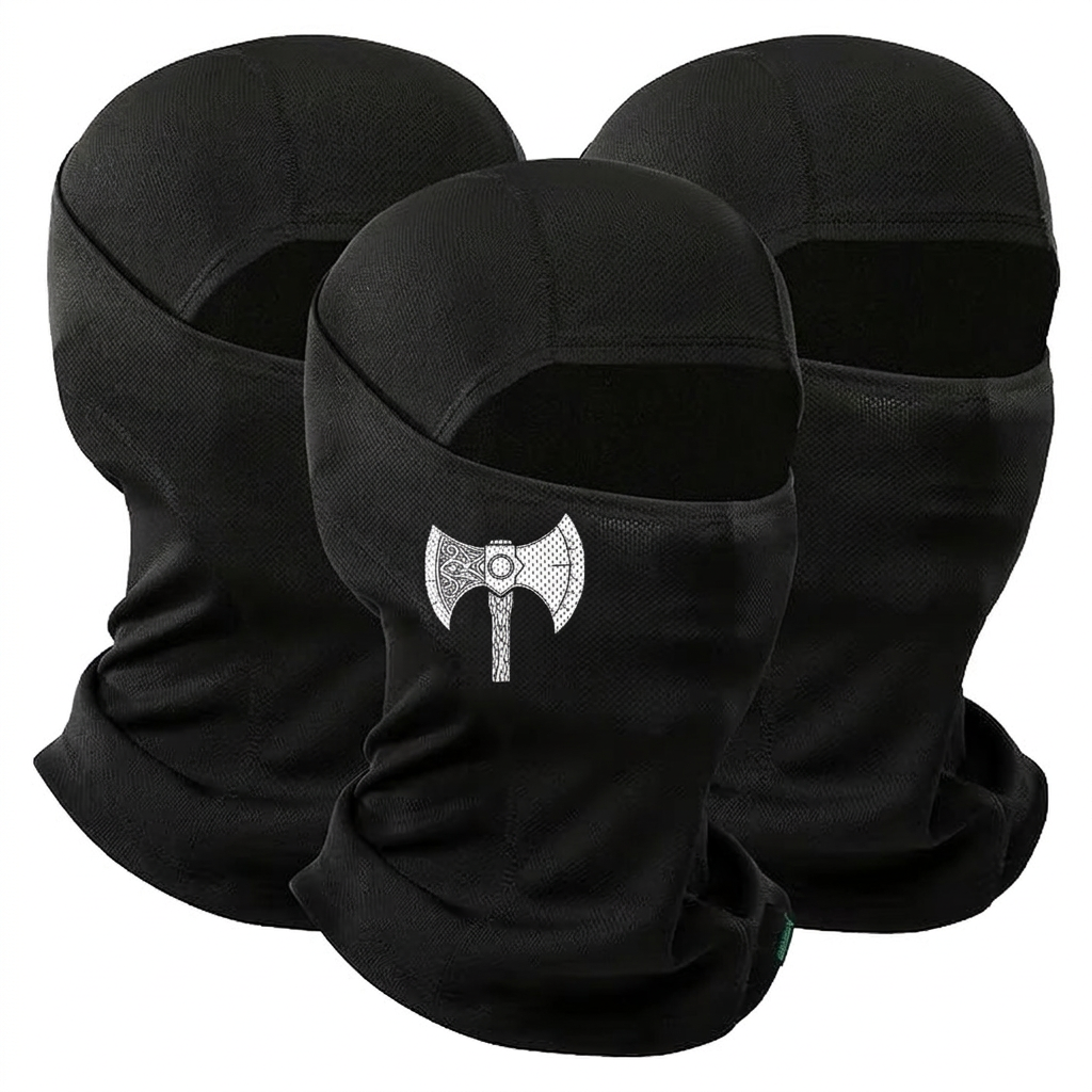 Customized personalized hood ski mask breathable waterproof adjustable outdoor sports travel riding face protection high quality mask manufacturer