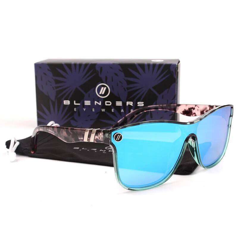 blenders Conjoined lenses Mirror Sunglasses Polarized UV Lense Eyewear Vintage Fashion Square Men women Sun Glasses 8803 26W0505