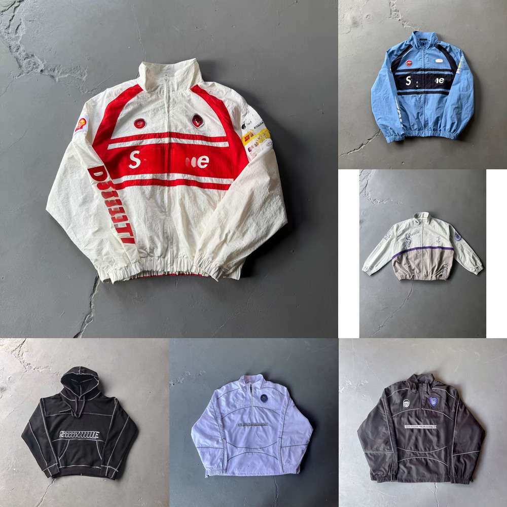 Marty Supremely Designer Man Jacket Windbreaker Lightweight Sports Quality Classic Letter Printed Streetwear High Street Simple Coat 444