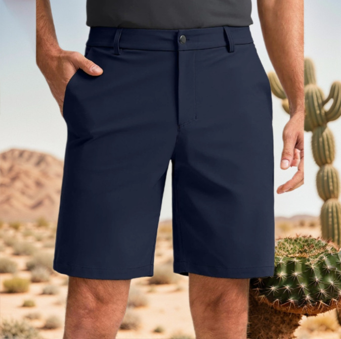 Men's Pocket Cargo Shorts Loose Fit Workwear Outdoor Casual Hiking Golf Fitness Quick Dry Shorts Cotton Multi Pocket Shorts