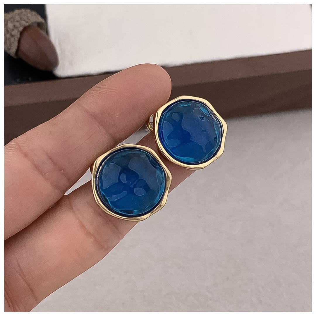 Designer Earrings Women 18K Gold Silver Plated Earring Vintage Glass Hoop Earrings Luxury Jewlery Designer for Women Elegant Timeless Free Shipping Bu
