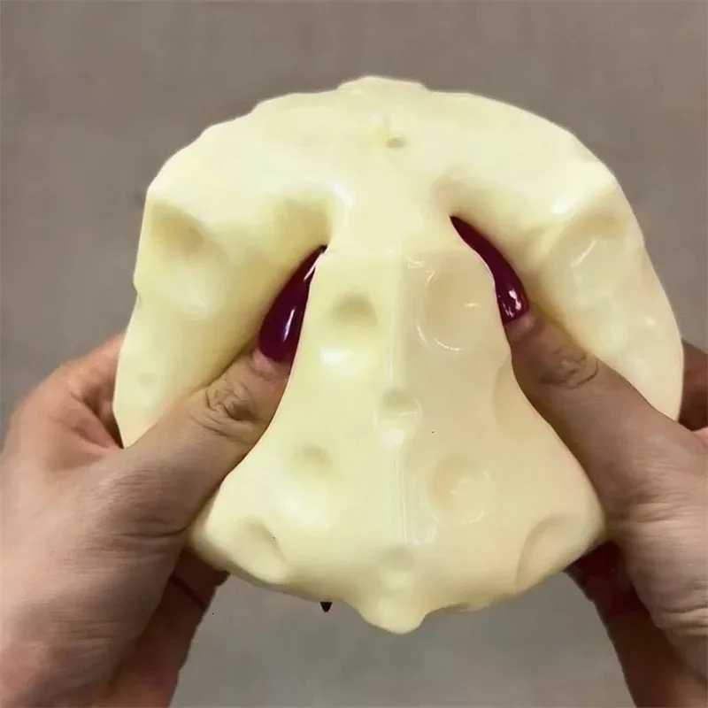 Squeeze Toy Gift Giant Cheese Squishy Toy Extra Large Cheese Squishy Slow Rebound Shapeable Stress Relief Ball H260506