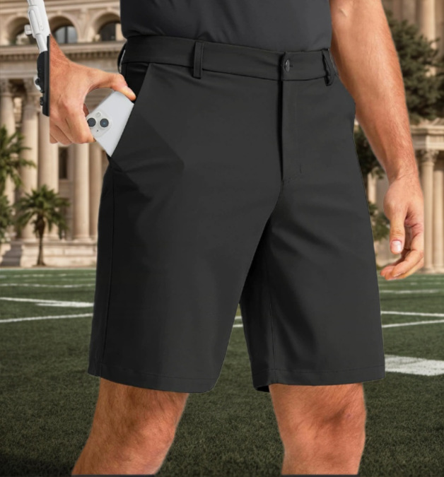 Men's Pocket Cargo Shorts Loose Fit Workwear Outdoor Casual Hiking Golf Fitness Quick Dry Shorts Cotton Multi Pocket Shorts