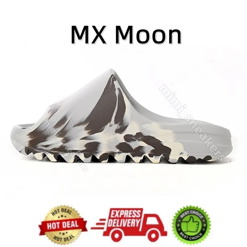 2026 Free shipping with box Designer slides slippers onyx Bone Azure Flax Pure restock pair Ochre glow Resin Soot Core womens sandals mens solid class