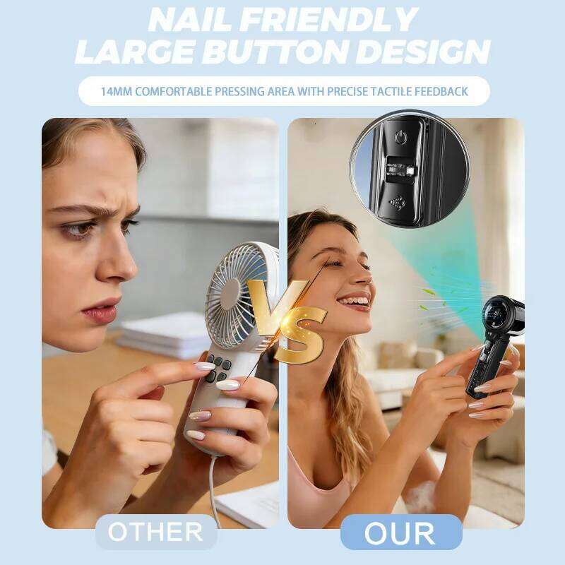 100-Gear Cool Water Replenishing Spray Fan LED Display Screen with AI Intelligent Timing for Outdoor Office Home Low Noise Fans