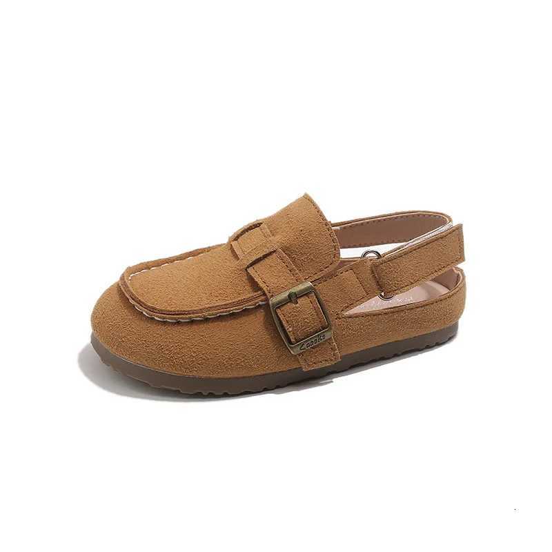 New Girls Clogs Slippers Cork Suede Leather Princess Sandal Outdoor Comfort Fashion Students Mules Shoes INS Slingbacks J03221T260507 - view 7