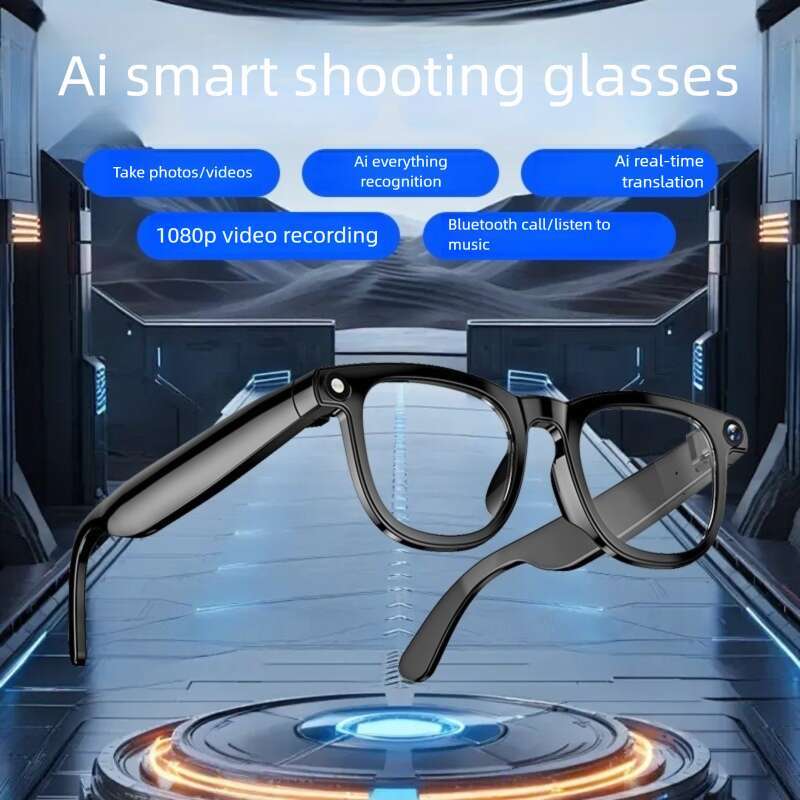 Famous Brand Smart Glasses With Multifunctional AI Object Recognition Call Capability Camera For Photo Video Recording And Translation CKS
