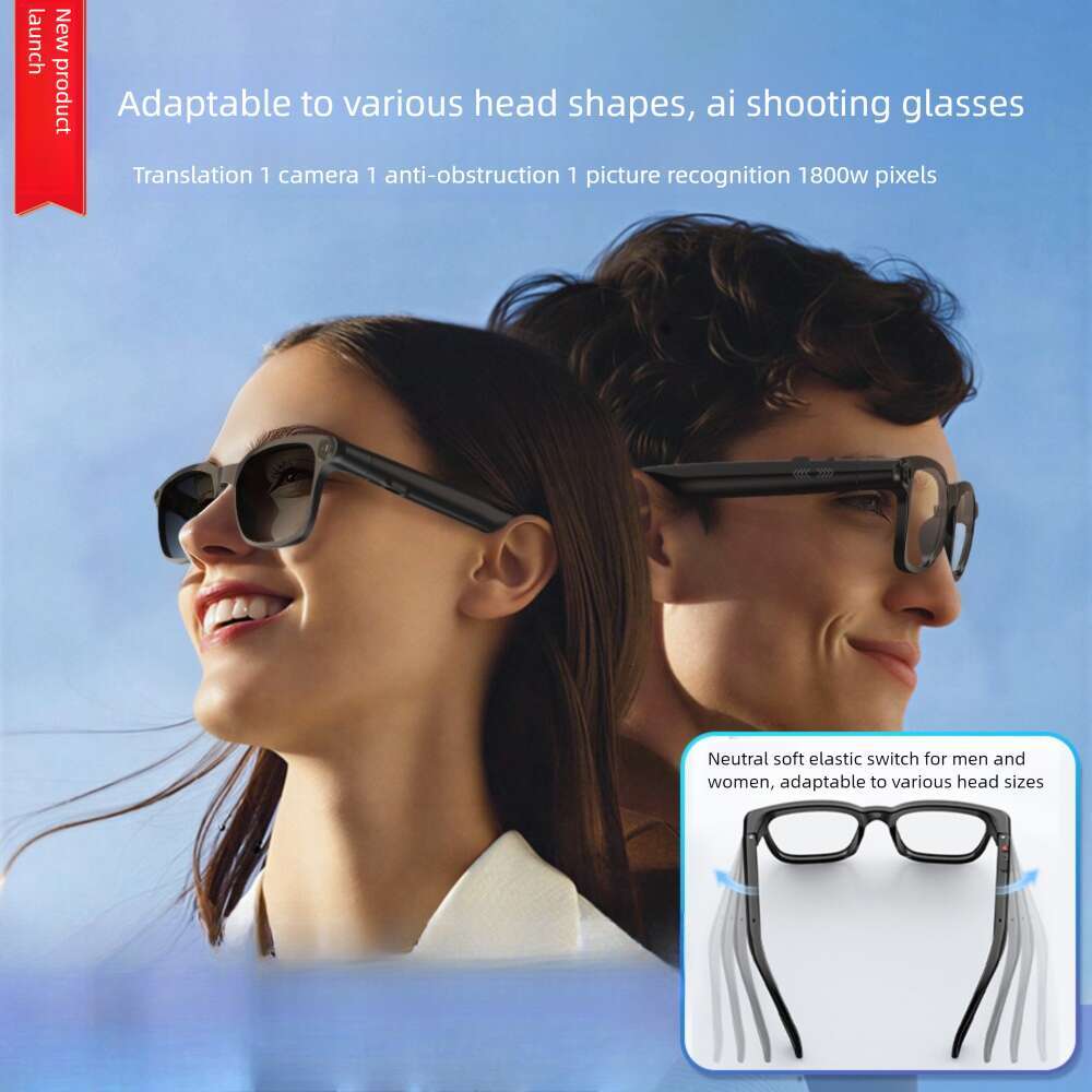 Brand New Model Adaptive Head Circumference Smart Glasses Support Photo Video Recording Language Translation And AI Recognition CKS
