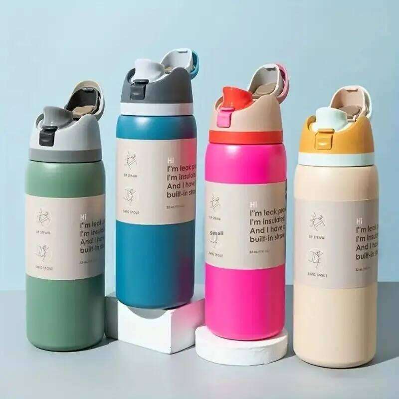 Stainless Steel Thermo Tumbler Vacuum Flask; High Quality Hot Cold Drinkware Mug; Thermal Coffee Water Bottle 26L0507 - view 3