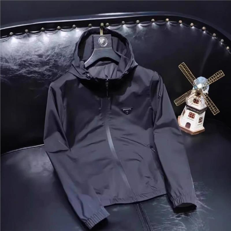 european style light luxury trendy designer tshirt simple mens hooded jacket polo spring and autumn new fashion hoodie mens outerwear - view 3