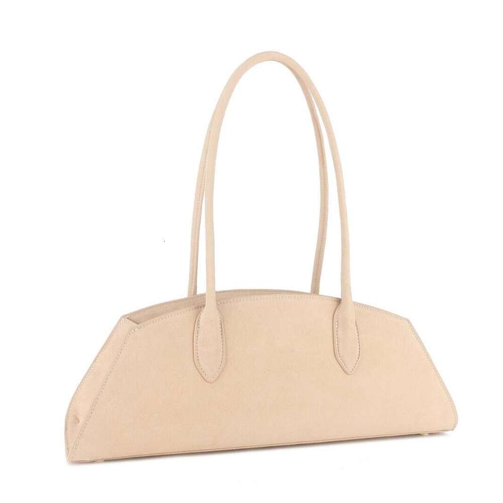 New Cross Border Niche Baguette French Sausage Vintage Genuine Leather Shoulder Commuter Suede Underarm Bag Light Luxury SENYY