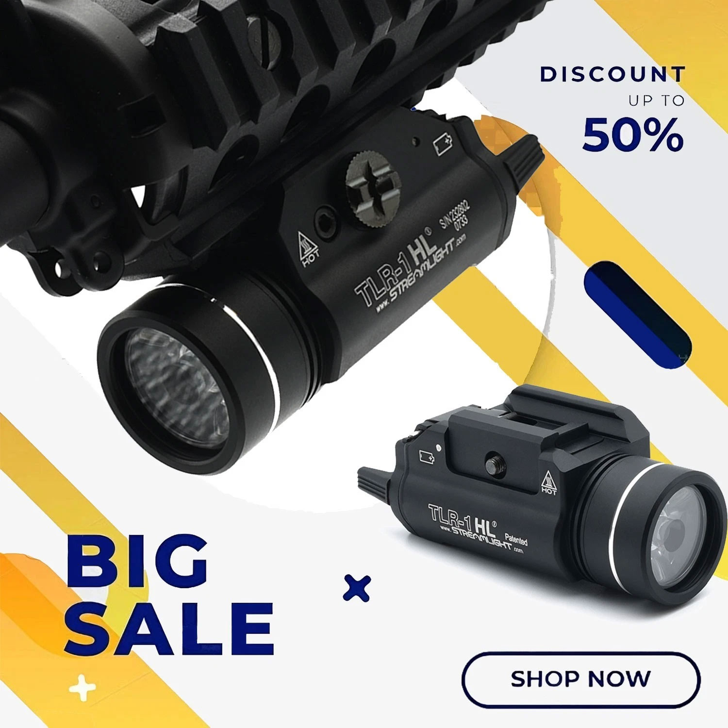 Best Clone For 69260 TLR-1 HL Tactical Weapon Mount Light with Full Markings US
