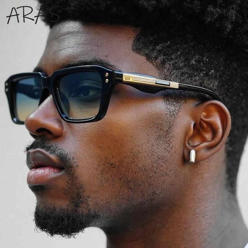 Polarized Classic Square Sunglasses Men 2026 Luxury Brand Steampunk UV400 Driving Sun Glasses For Male Trendy Small Frame Shades - view 6