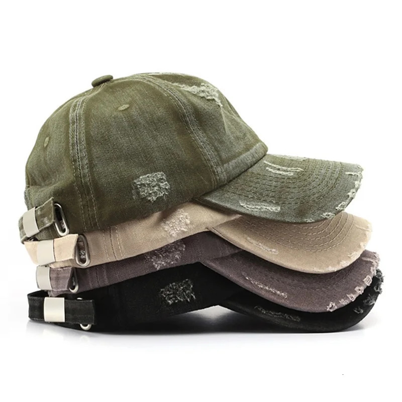 Women outdoor travel baseball cap Vintage unisex male sports hat Ripped Distressed hat Adjustable Trucker caps TL001 260507