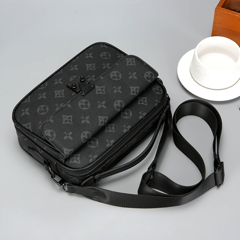 luxury designer bag 2026 Men's Trendy Messenger Bag for Business, Versatile Crossbody & Shoulder & Top Handle, Daily Commute Convenient